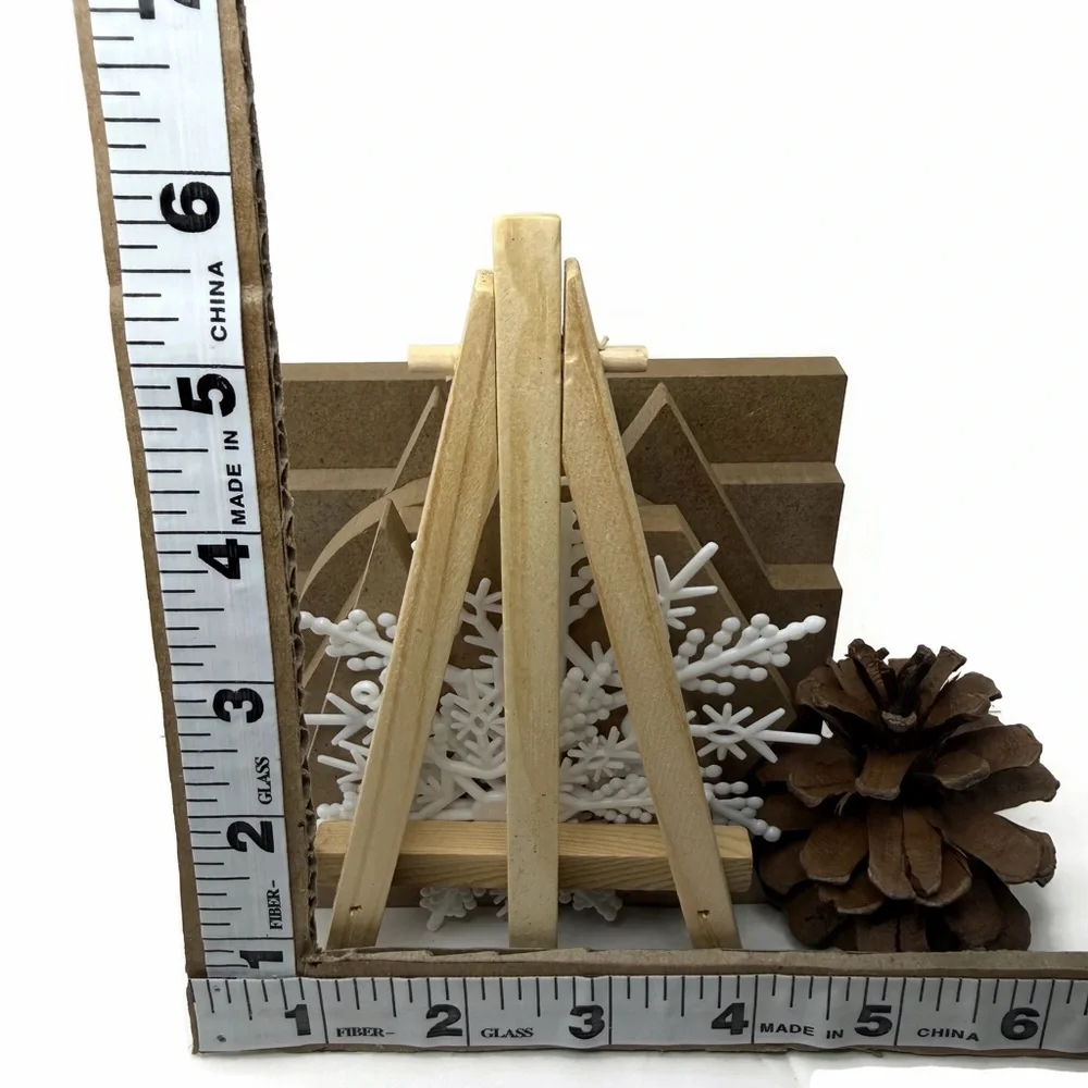 Festive Holiday Tiered Tray Decor Lot 11 Pieces